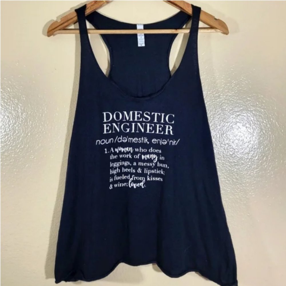 Domestic Engineer Custom Racerback Tank - Picture 2 of 4